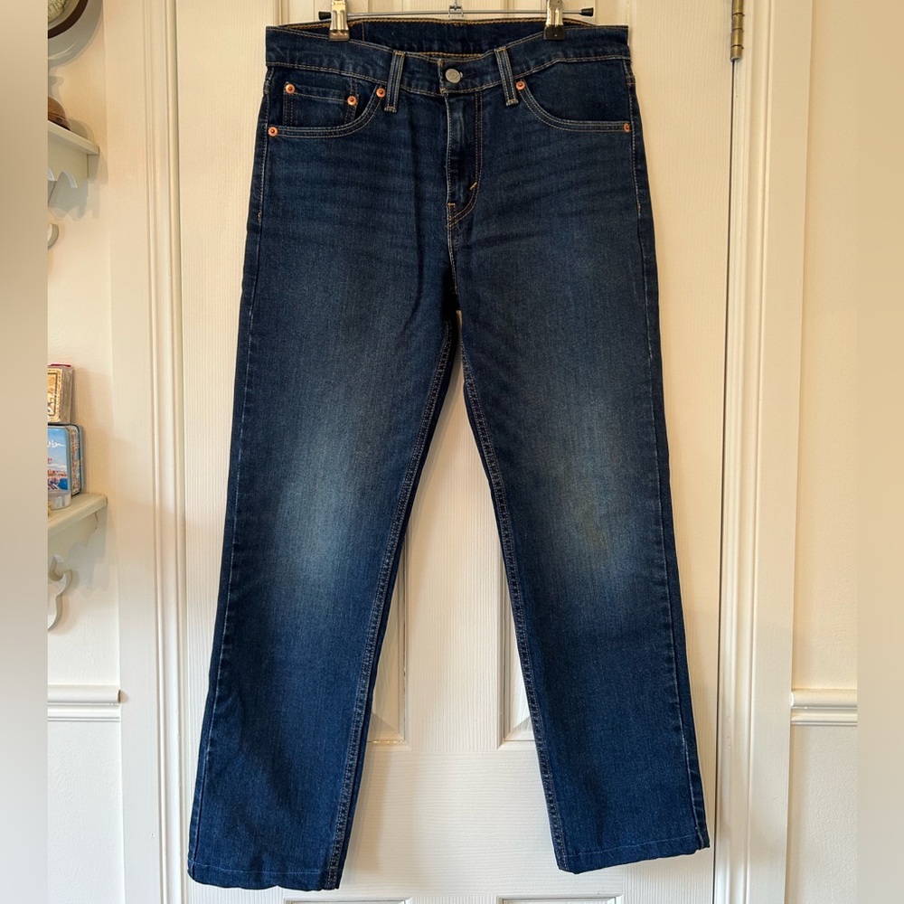 Levi’s Classic Blue Dark Wash Denim Jeans